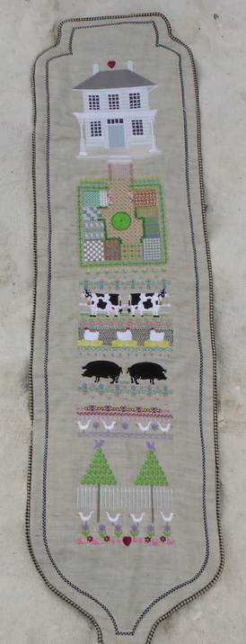 2 tree farm machine embroidery design