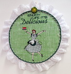 Delicious Machine Embroidery Design Instructions