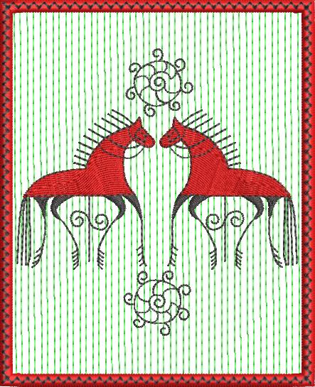 Folklore Machine Embroidery Designs by Stitchingart.