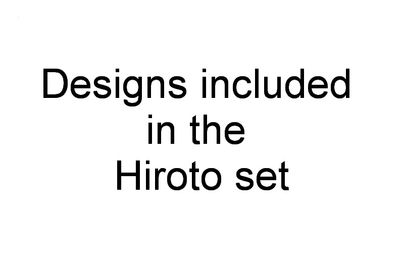 Hiroto Machine Embroidery Designs by Stitchingart. 