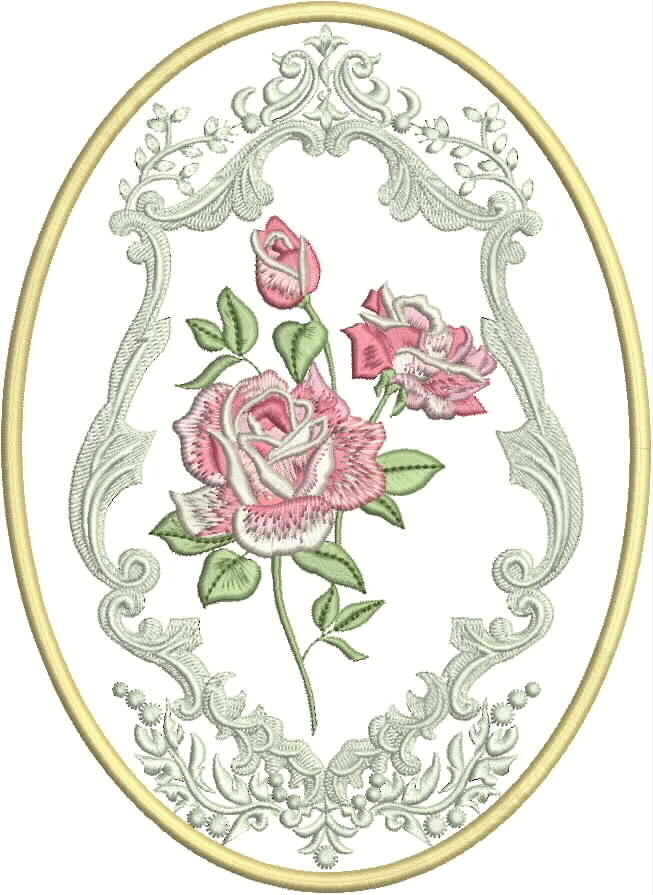 The Roses Machine Embroidery Designs