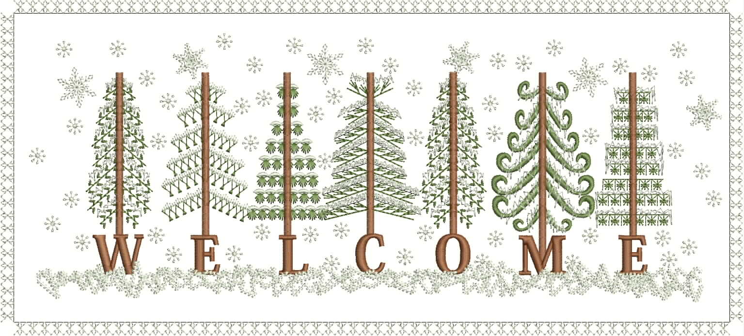Welcome Machine Embroidery Designs